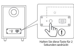 HISENSE AX5000 - Subwoofer mit den hinteren Surround-Lautsprechern koppeln - 4