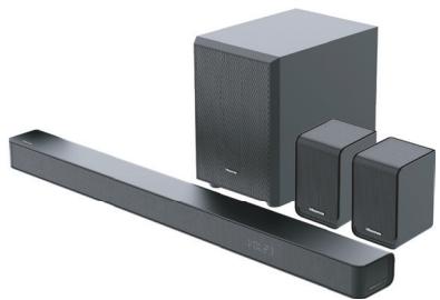 HISENSE AX5000 - 5.1-Kanal Soundbar mit Drahtlos-Subwoofer Modell: AX5100G - 1