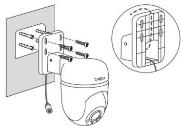TP-LINK C510W 2K - Option 1: montage mural - 3