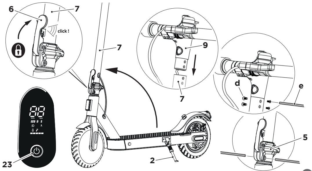 OCEAN DRIVE E5 - ASSEMBLING THE E-SCOOTER - 1
