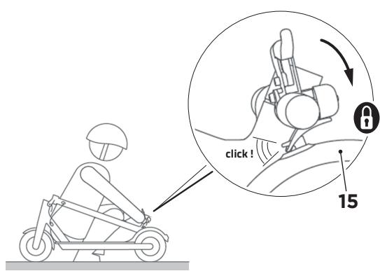 OCEAN DRIVE E5 PRO - CLOSING AND TRANSPORTING THE E-SCOOTER - 2
