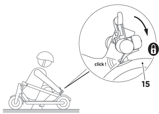 OCEAN DRIVE E5 PRO - FERMER ET TRANSPORTER LA TROTTINETTE - 2