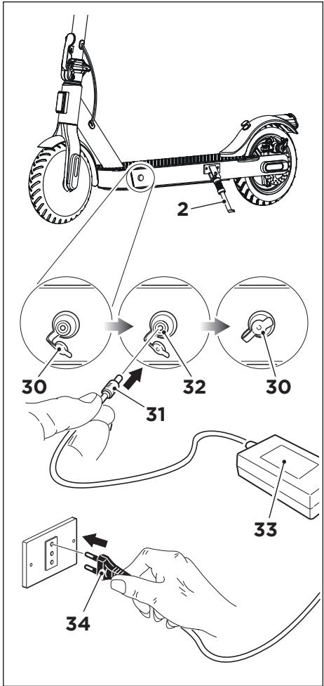OCEAN DRIVE E5 PRO - RICARICA DELLA BATTERIA - 2