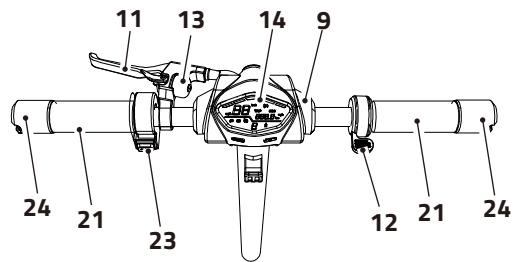 OCEAN DRIVE S9 PRO - DEN ROLLER ZUSAMMENLEGEN UND TRANSPORTIEREN - 2