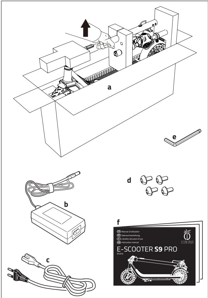 OCEAN DRIVE S9 PRO - REMOVAL OF THE PACKAGING - 4