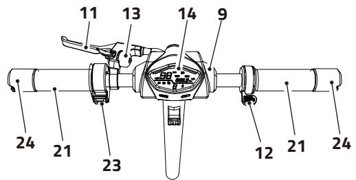 OCEAN DRIVE S9 PRO - DESCRIPTION OF THE E-SCOOTER - 4