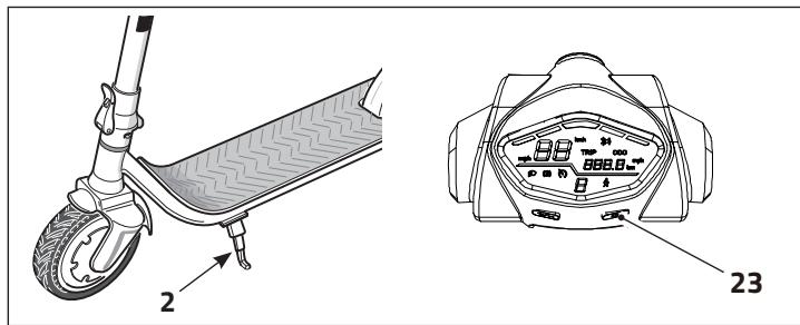 OCEAN DRIVE S9 PRO - CLOSING AND TRANSPORTING THE E-SCOOTER - 1