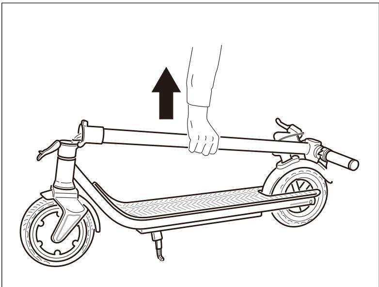 OCEAN DRIVE S9 PRO - CLOSING AND TRANSPORTING THE E-SCOOTER - 5