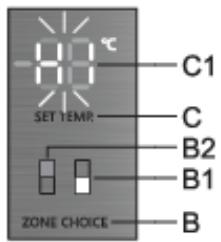 HISENSE RM469N4AFE - Alarme signalant une température élevé - 2