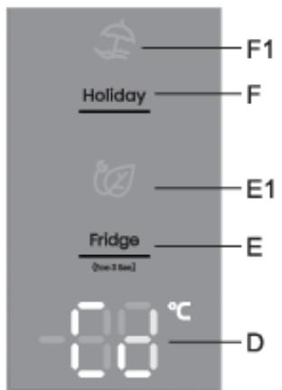 HISENSE RM469N4AFE - Bandeau de commandes 1 - 1