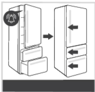 HISENSE RM469N4AFE - Alarme signalant qu'une porte est ouverte - 1