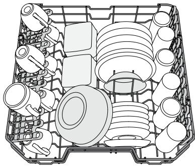 HOTPOINT HFC3C41CW 14S41DB C - CHARGEMENT DES PANIERS - 1