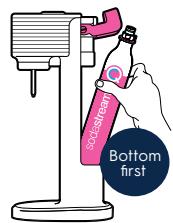 SODASTREAM GAIA Blanc - INSTALLATION DU CYLINDRE DE GAZ QUICK CONNECT - 4