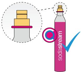 SODASTREAM GAIA Blanc - SODASTREAM® CO₂ QUICK CONNECT CYLINDER - 1