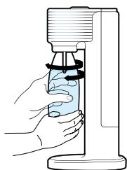 SODASTREAM GAIA Blanc - INSTALLATION DU CYLINDRE DE GAZ QUICK CONNECT - 12