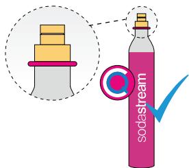 SODASTREAM GAIA Blanc - PER UN CILINDRO SODASTREAM QUICK CONNECT NON IN VENDITA PROPRIETÀ DI SODASTREAM INDUSTRIES LTD. O DELLE SUE AFFILIATE CONCESSO IN LICENZA E IN ATTESA DI BREVETTO - 1
