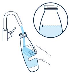 SODASTREAM GAIA Blanc - SCREW IN BOTTLE INSERT - 1