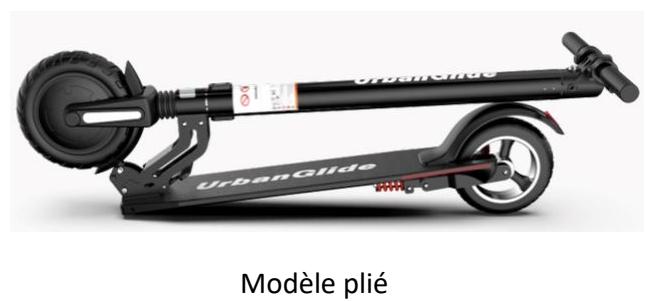 URBAN GLIDE 8 PLUS - Les étapes du pliage - 2