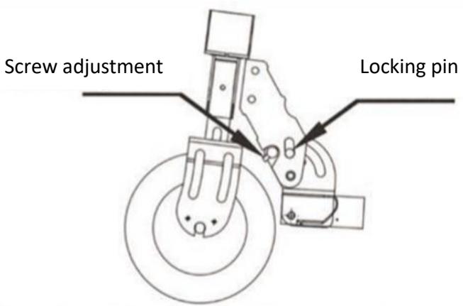 URBAN GLIDE 8 PLUS - Adjusting of the folding device - 1