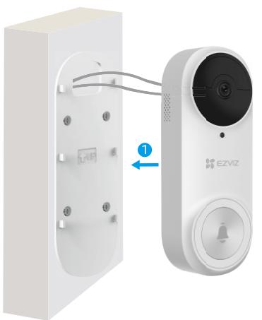 EZVIZ DB2 PRO - 3.Installation de la sonnette - 1