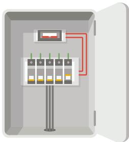 EZVIZ DB2 PRO - 1.Coupure de I'electricité au niveau du disjoncteur - 1