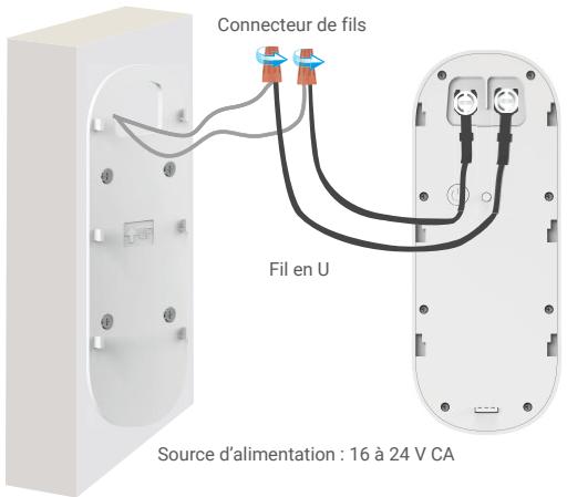 EZVIZ DB2 PRO - Connexion des câbles - 1