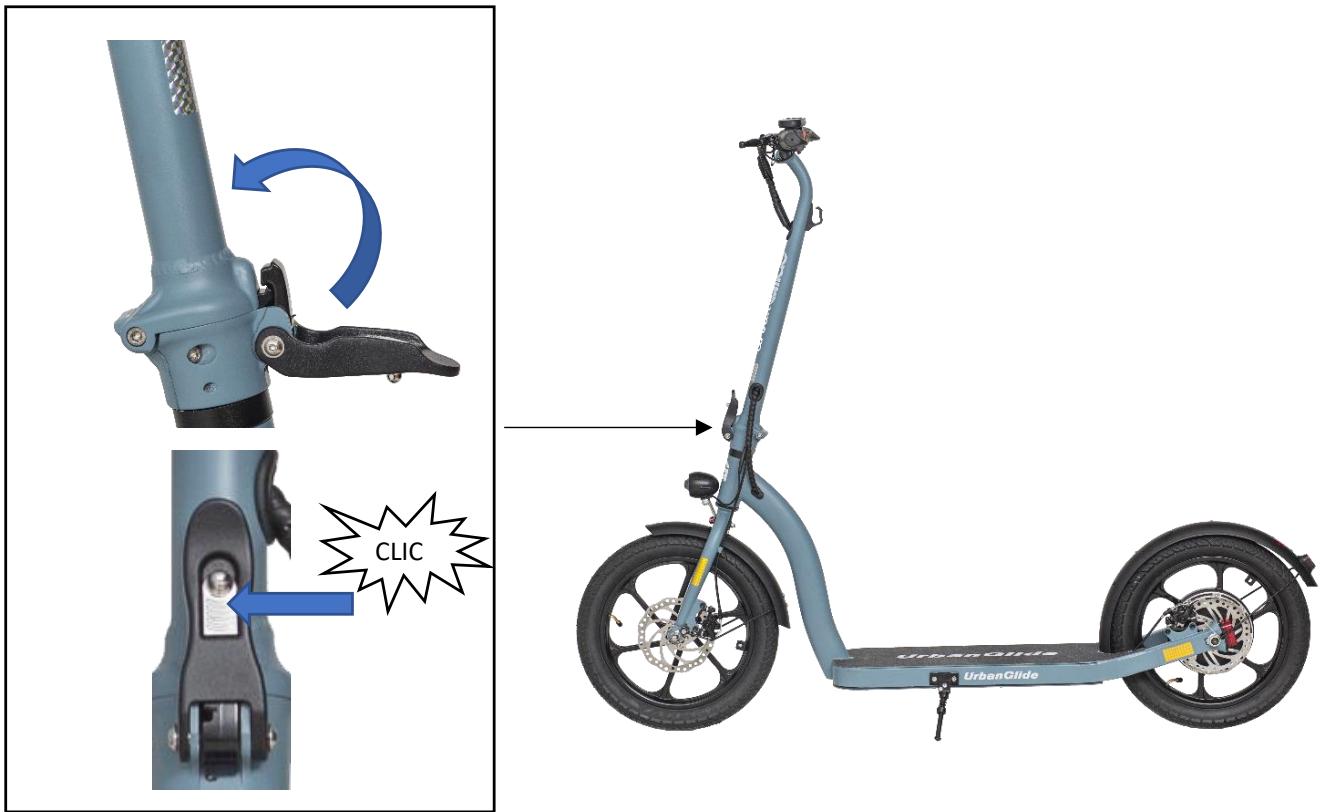 URBAN GLIDE 160 CITY - Les étapes du dépliage - 2