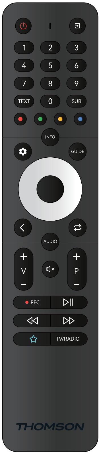 THOMSON 32HD2S13W - Telecommande - 1