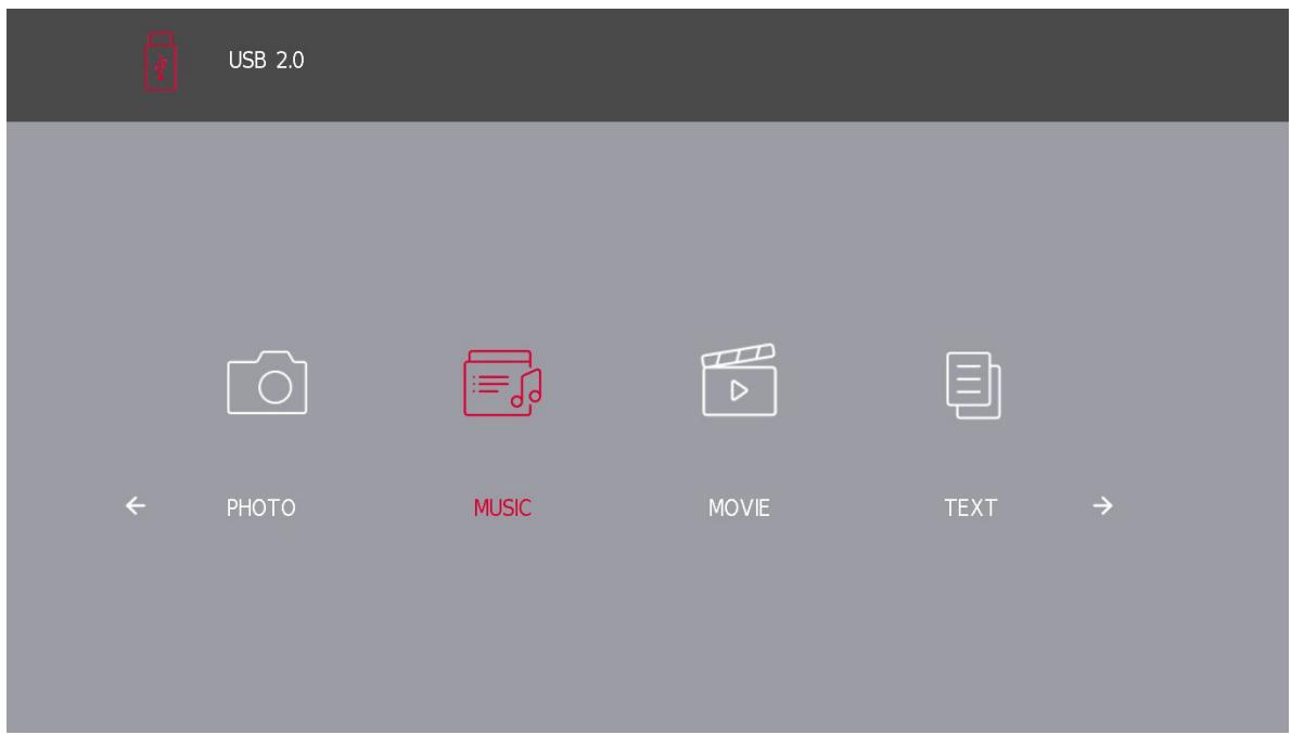 THOMSON 32HD2S13W - Menu Musique - 1