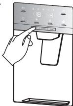 HISENSE RS694N4BCE - Using the dispenser - 1