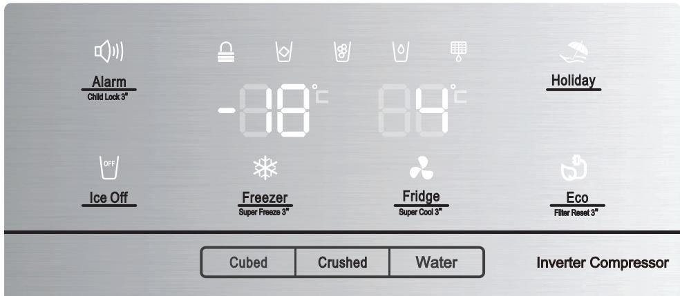 HISENSE RS694N4BCE - Display controls - 1