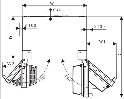 HISENSE RS694N4BCE - Ventilation of appliance - 2