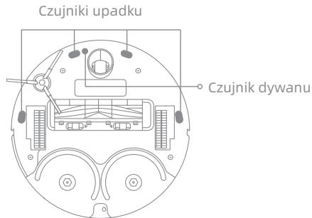 DREAME L10 PRIME - Czujniki robota i styki tadowania - 2