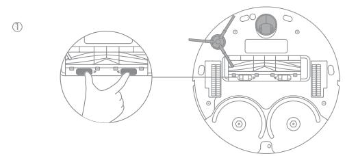 DREAME L10 PRIME - Hoofdborstel, Zijborstel en Universeel Wiel - 2