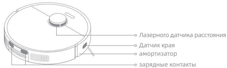 DREAME L10 PRIME - Датуkenи зарядные kohtакты робota - 1