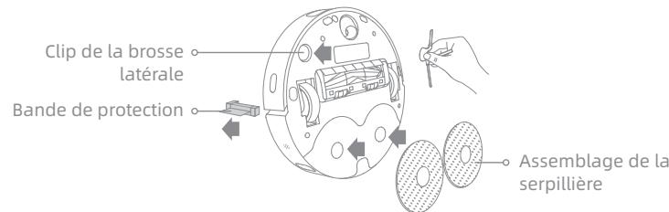 DREAME L10 PRIME - Retirez les protections et installez les accessoires - 1