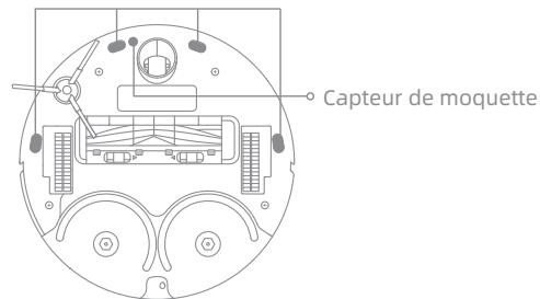 DREAME L10 PRIME - Capeurs et contacts de charge du robot - 2