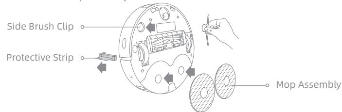 DREAME L10 PRIME - Remove the Protections and Install the Accessories - 1