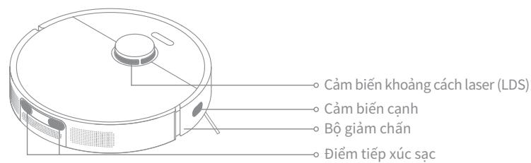 DREAME L10 PRIME - Cam bien ro-bot va diem tiep xuc sac - 1