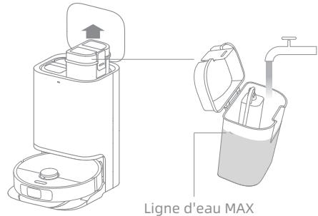 DREAME L10 PRIME - Ajouter de l'eau dans le réservoir d'eau propre - 1