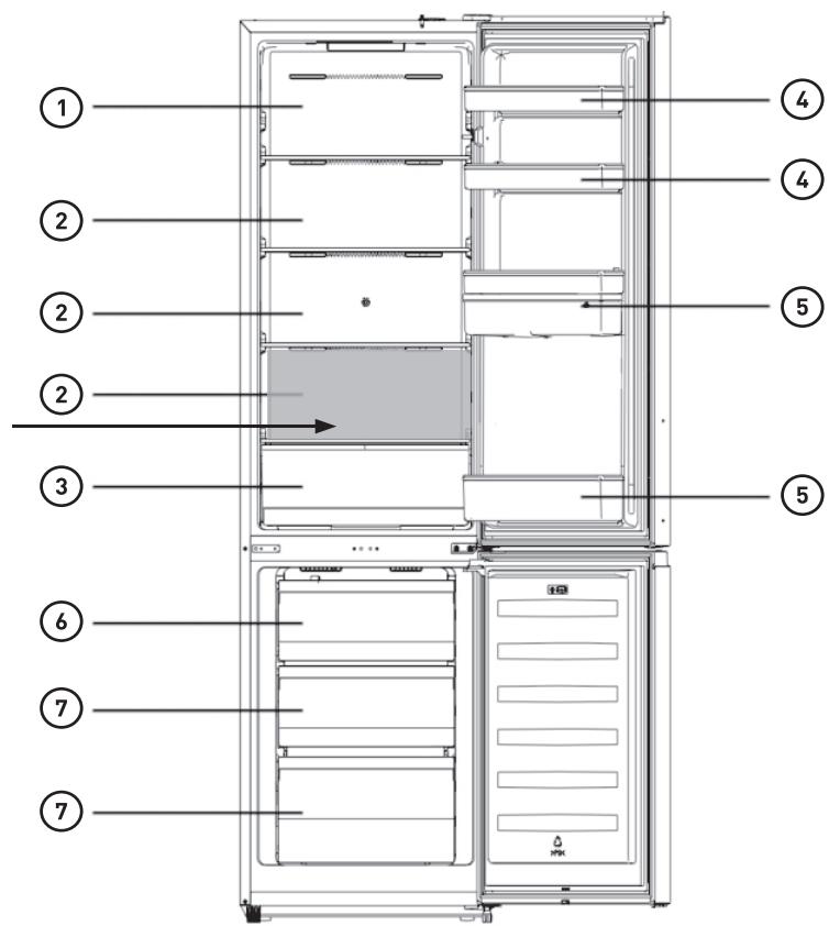 VALBERG CNF 255 E S180C - Advies voor het bewaren van voedingswaren - 2