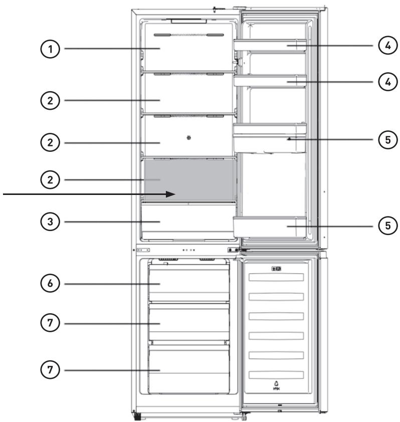 VALBERG CNF 255 E S180C - Food storage tips - 2
