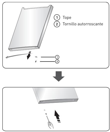 VALBERG CNF 255 E S180C - Tapa de la bisagra izquierda - 12