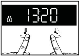 VEDETTE VOP2211B - Verrouillage clavier (sécurité enfants) - 1
