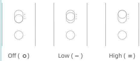 DREAME HAIR GLORY - On/Off Switch &amp; Speed Settings - 1