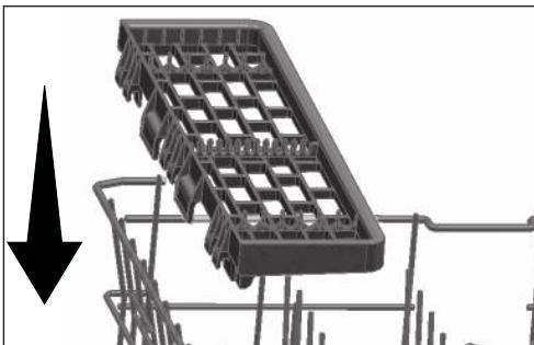 BEKO BDFN26420WA 14S43 E - Support multifonction du panier supérieur - 3