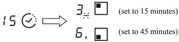 CANDY CTP634SCBB - If the timer is set on more than one zone: - 1