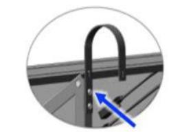 SIRIUS Kit 410 Plug&Play 410w - ÉTAPE 1 TER : Ensemble structure : Installation sur la balustrade de balcony - 1