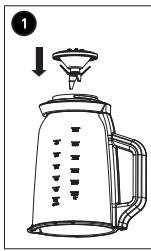 COSYLIFE CL-BL1015SM - Using the blender jar - 1