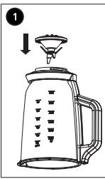 COSYLIFE CL-BL1015SM - De blenderkan gebruiken - 1